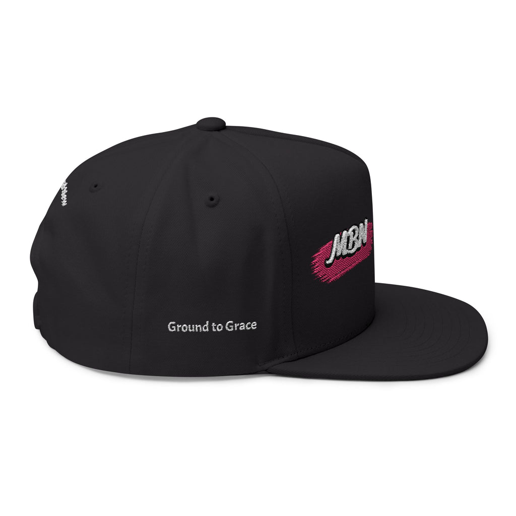 Made Brand New Embroidered Flat Bill Cap — Inspirational Hat for Healing & Renewal
