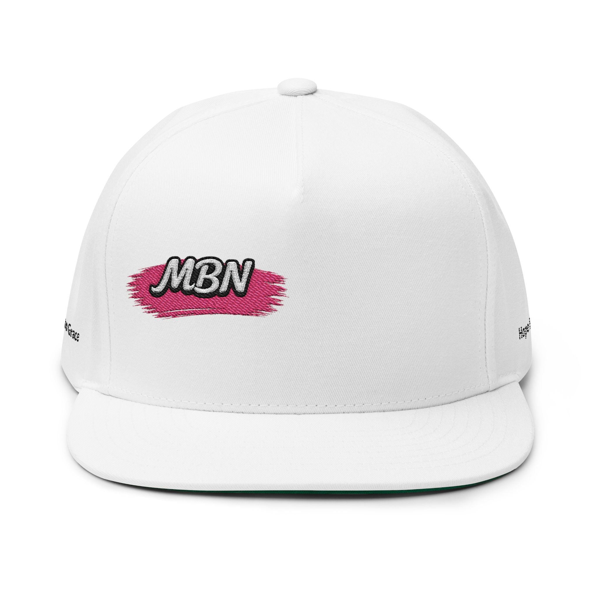 Made Brand New Embroidered Flat Bill Cap — Hope & Renewal