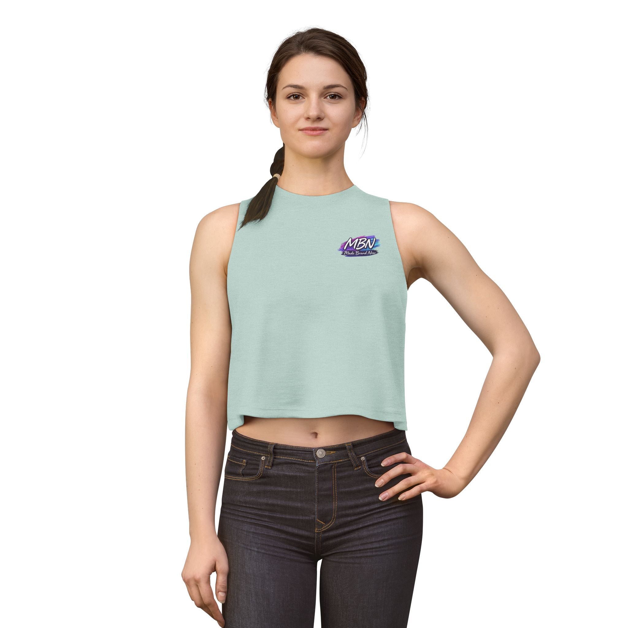 Made Brand New Crop Top — Women's Inspirational Growth Tee