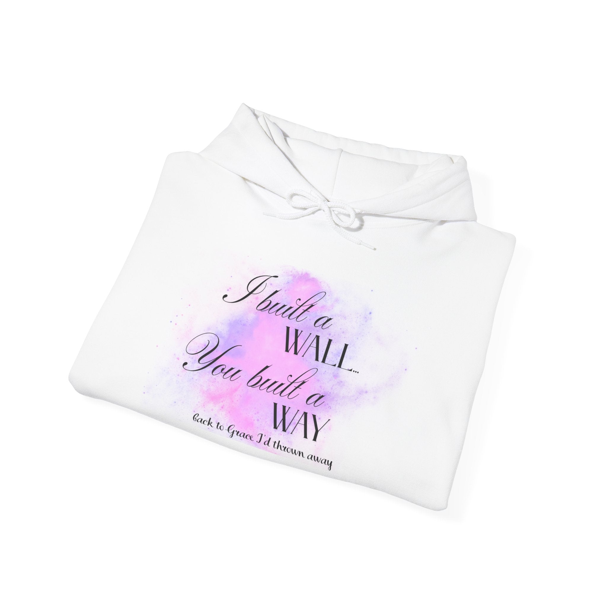 You Carried Me Hoodie — Inspirational Christian Recovery Lyrics Sweatshirt