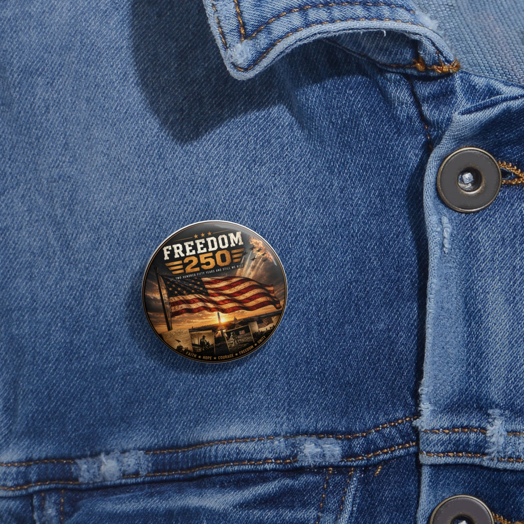 America's 250th Anniversary Pin Button