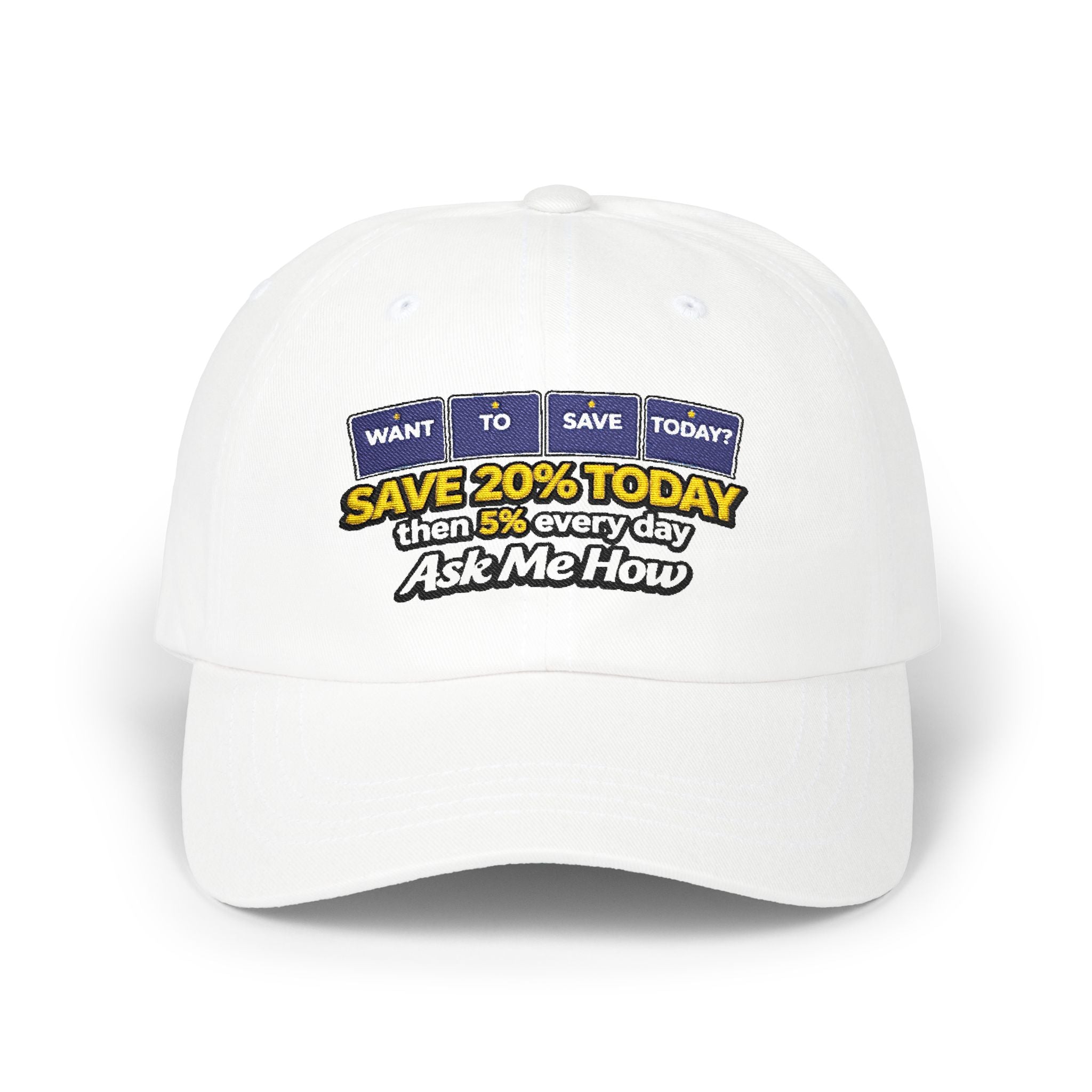 Classic Dad Cap — Save 20% Today & 5% Every Day Credit Card Promo Hat