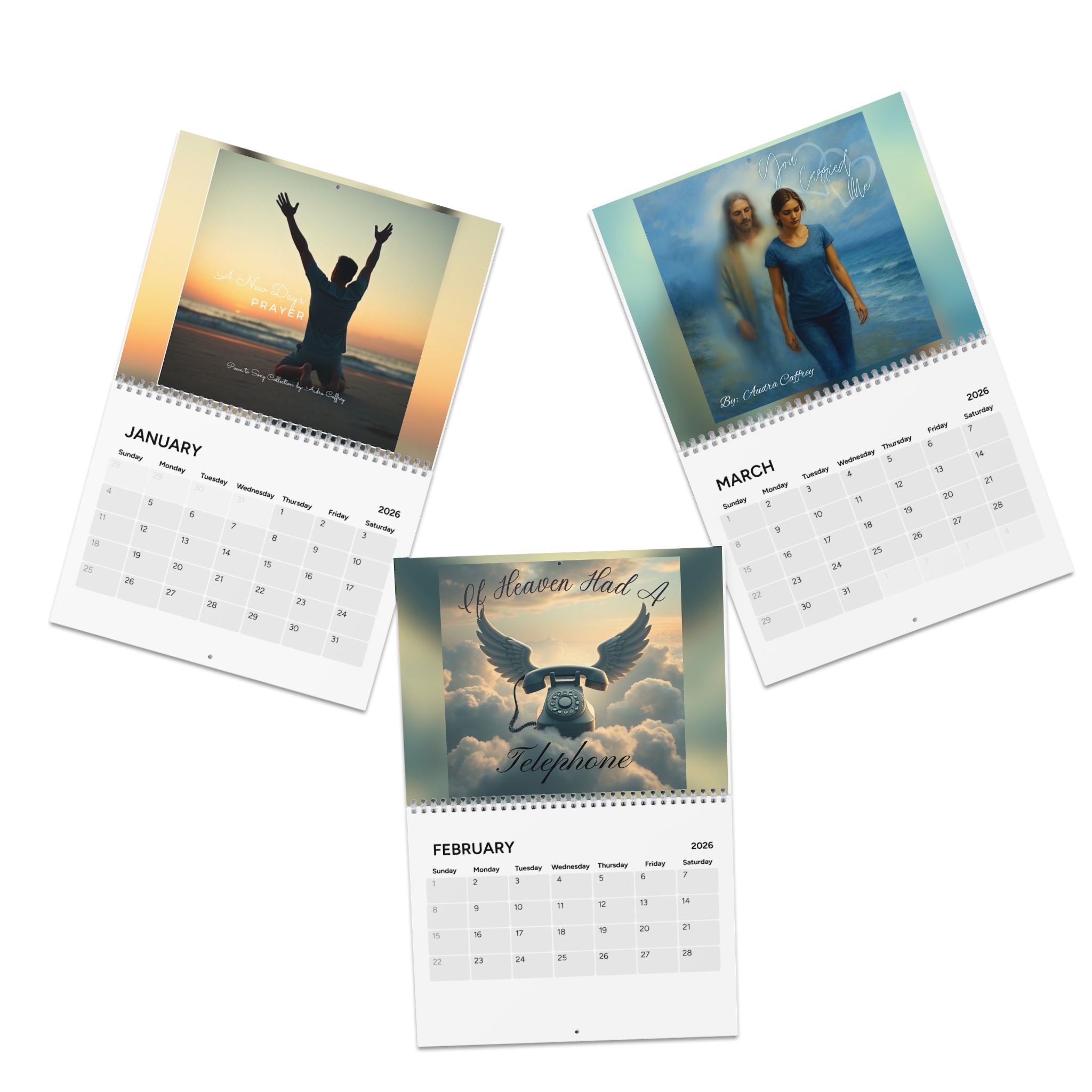 2026 Album Cover Calendar — Full-Color Music Photo Wall Calendar