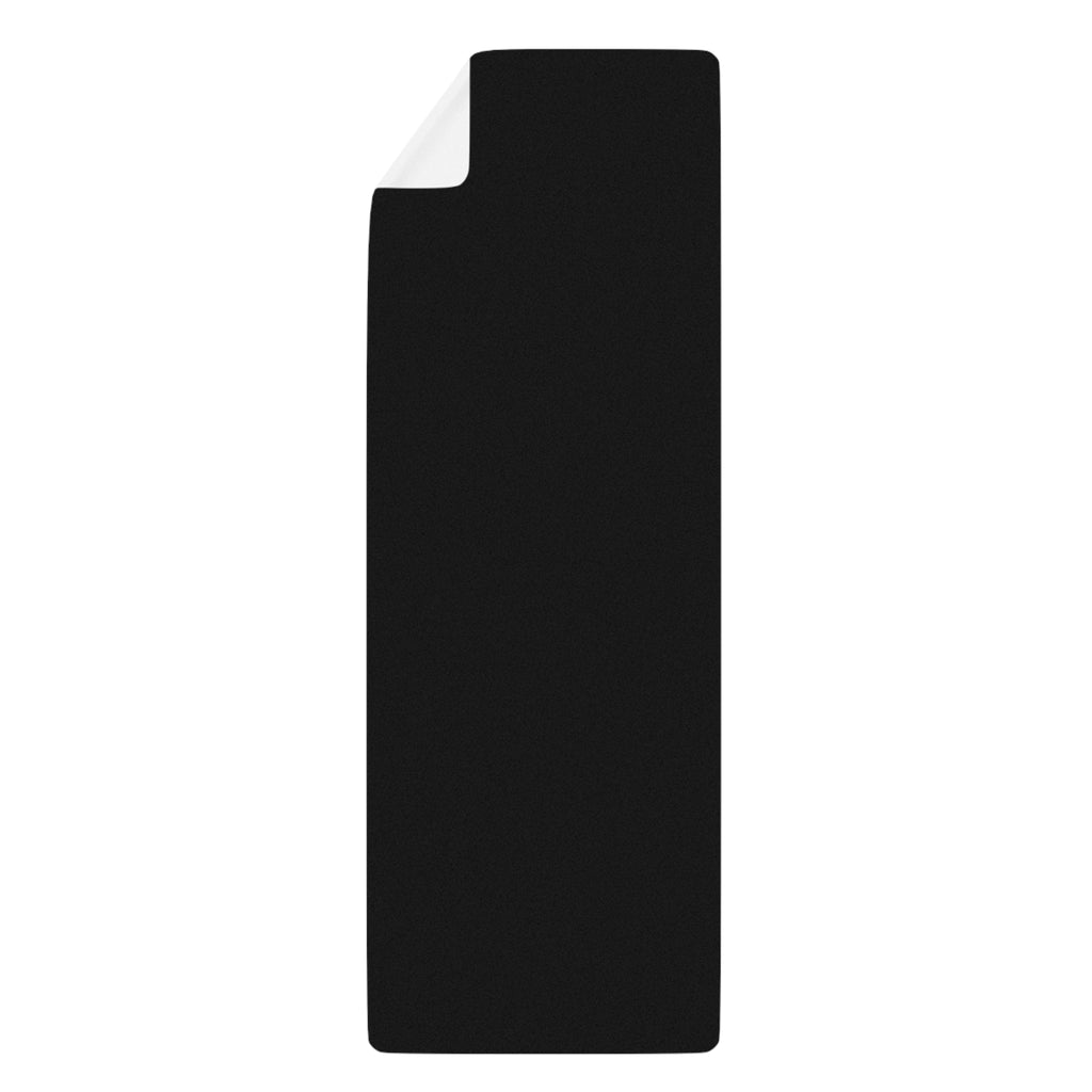 Rubber Yoga Mat — “Made Brand New - From Ground to Grace" Brushstroke Design
