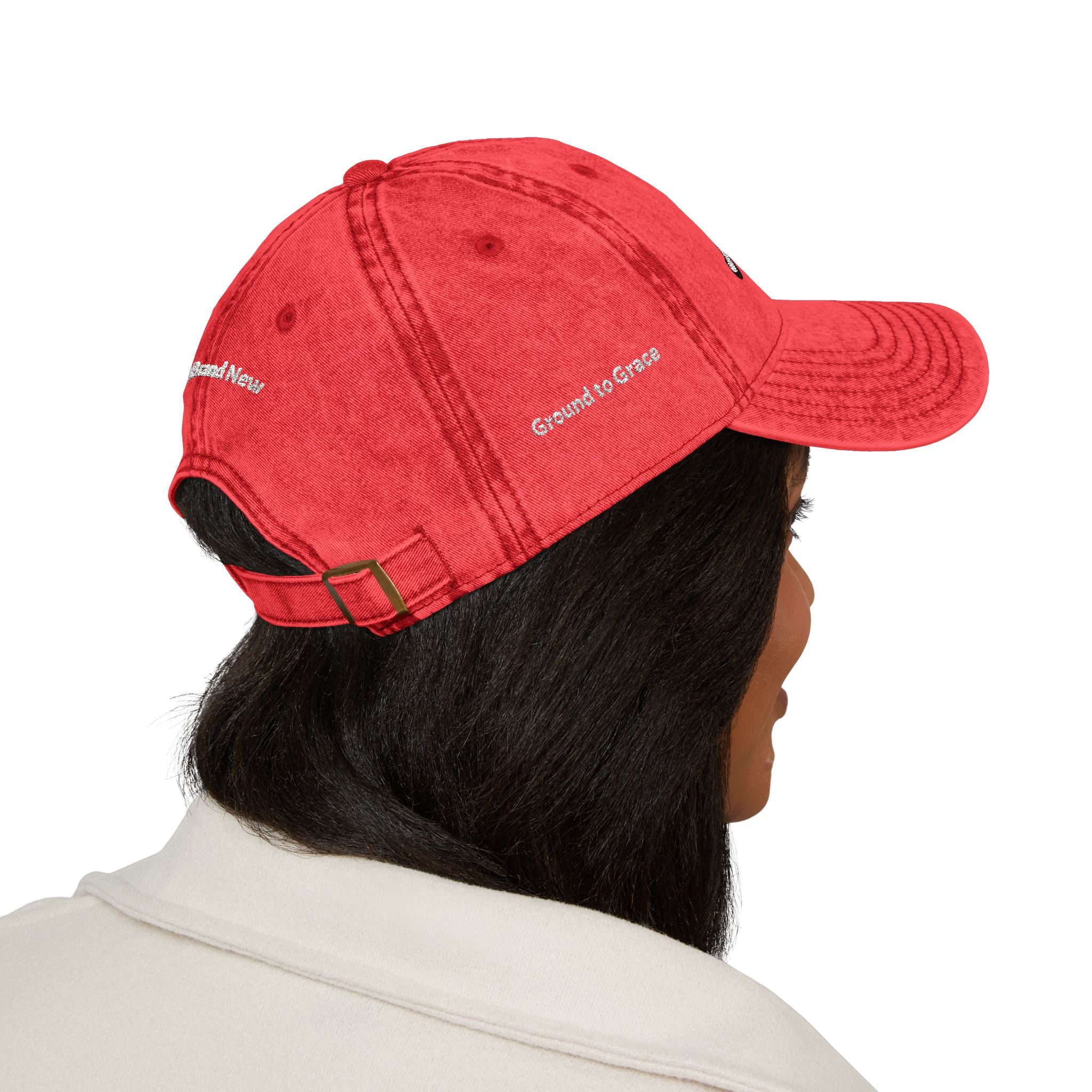 Vintage Cap — "Made Brand New" Embroidered Hope & Renewal Hat