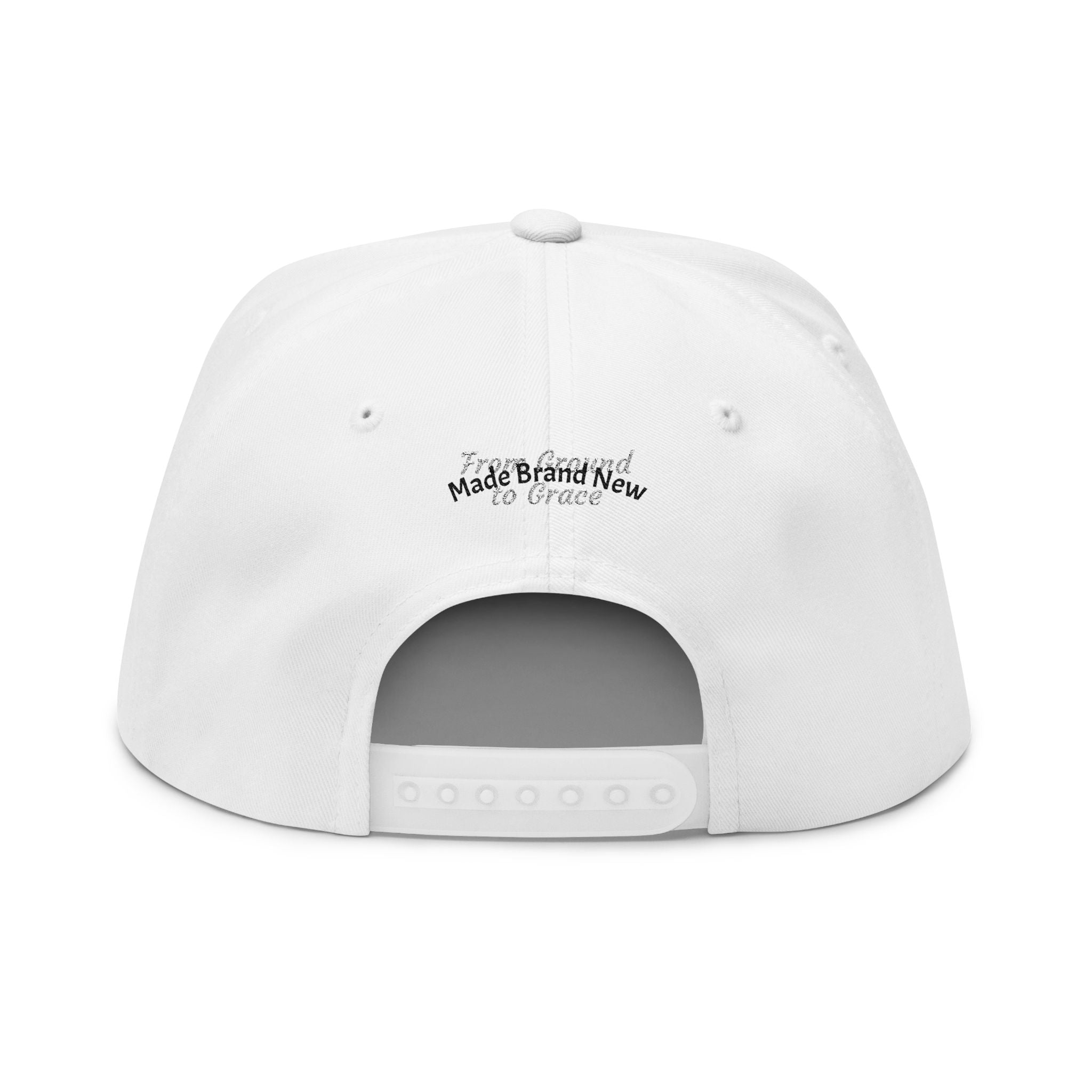 Made Brand New Embroidered Flat Bill Cap — Hope & Renewal