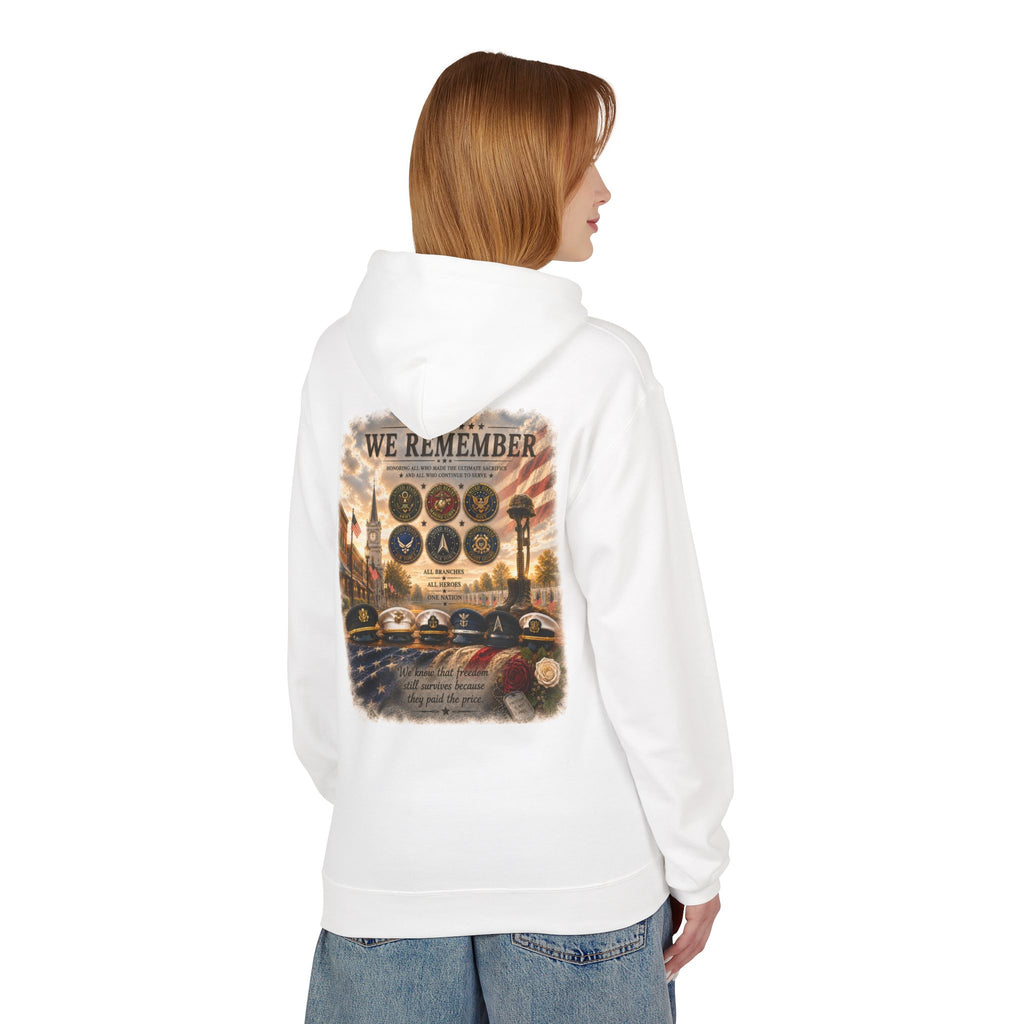WE REMEMBER Premium Memorial Hoodie