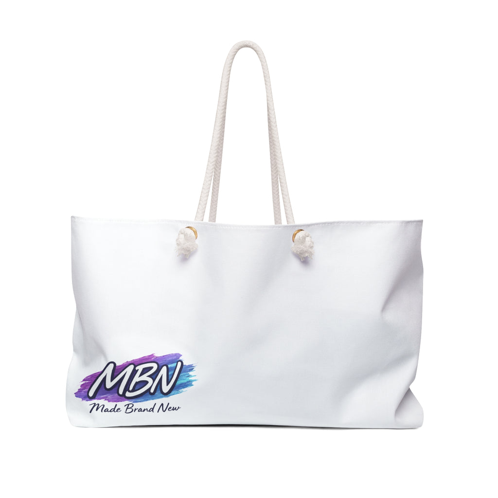Weekender Bag — "Made Brand New" Tote: Inspirational Transformation Travel Bag