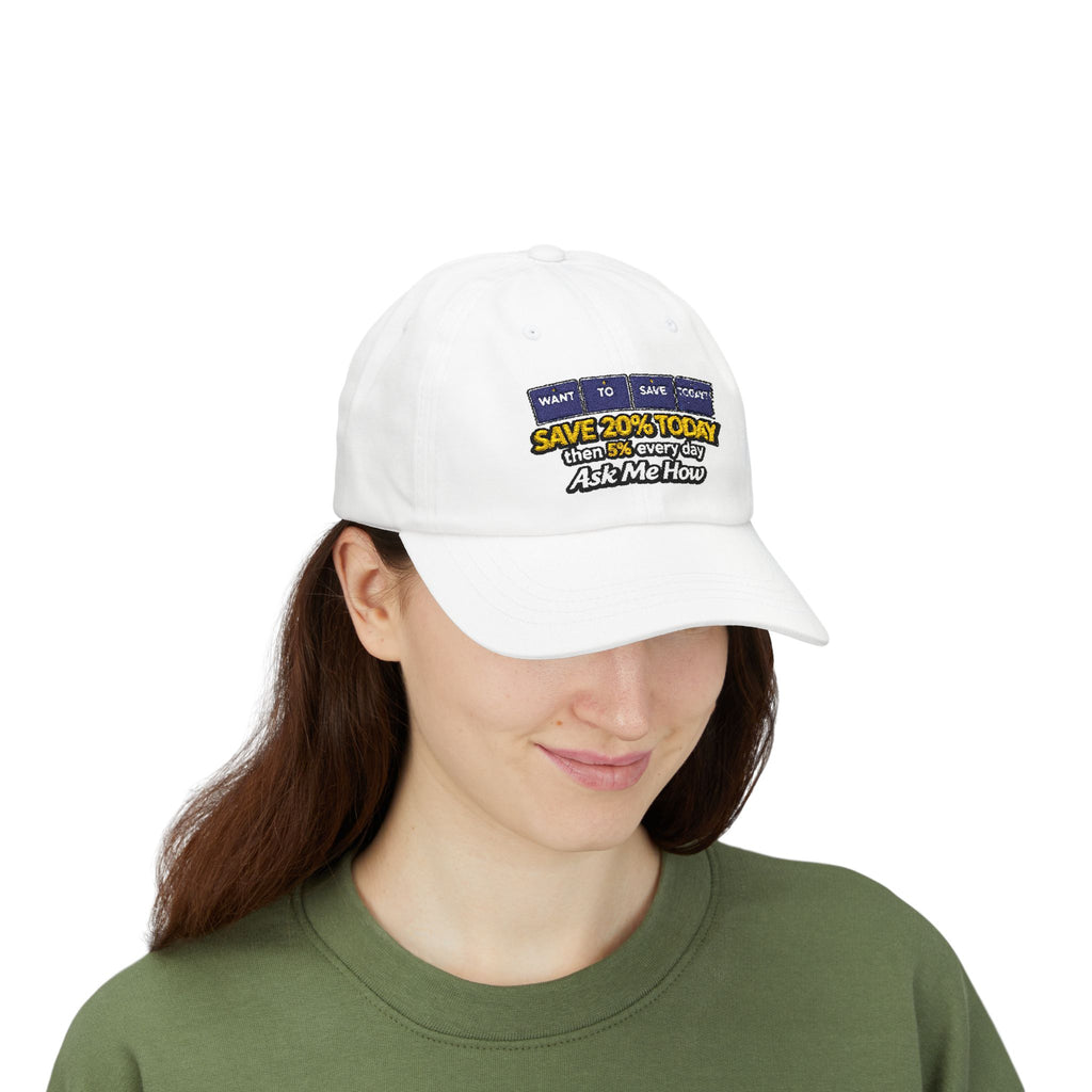 Classic Dad Cap — Save 20% Today & 5% Every Day Credit Card Promo Hat