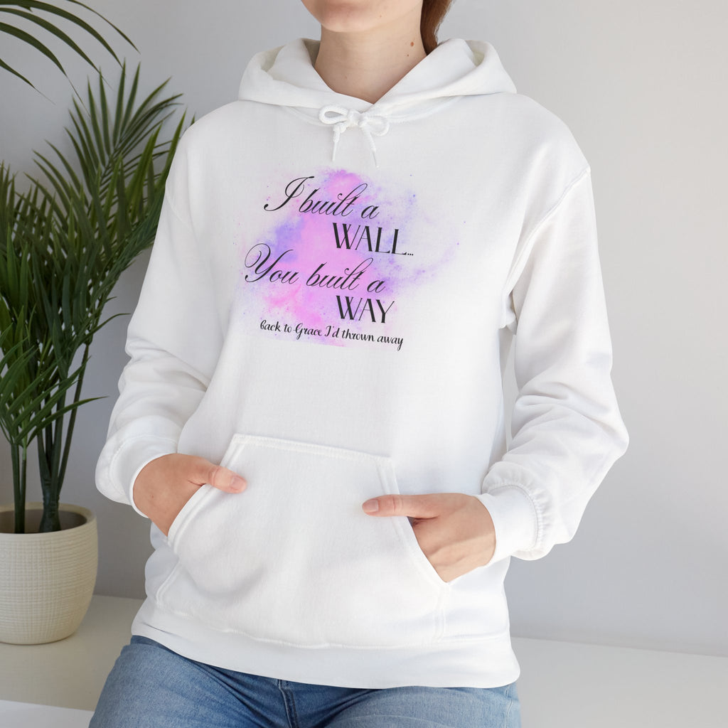 You Carried Me Hoodie — Inspirational Christian Recovery Lyrics Sweatshirt