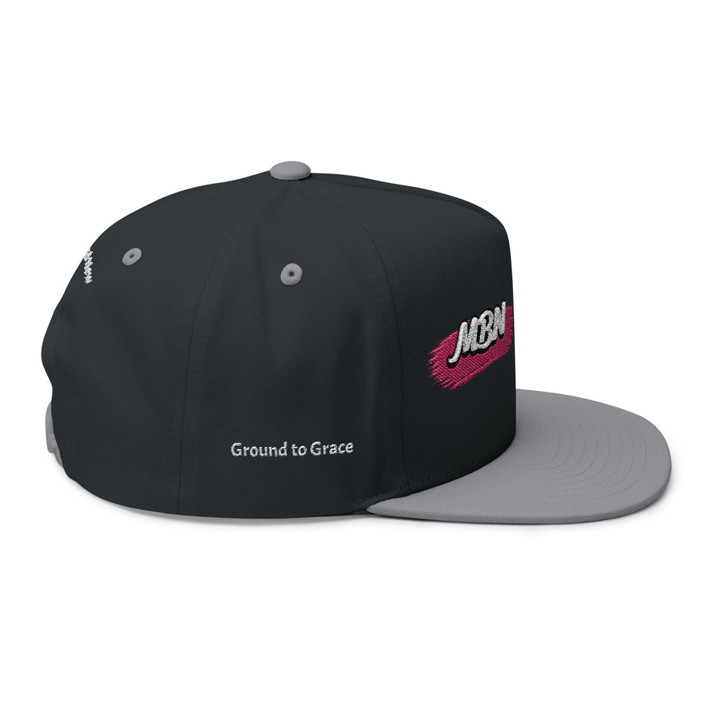 Made Brand New Embroidered Flat Bill Cap — Inspirational Hat for Healing & Renewal