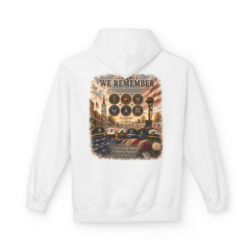 WE REMEMBER Premium Memorial Hoodie