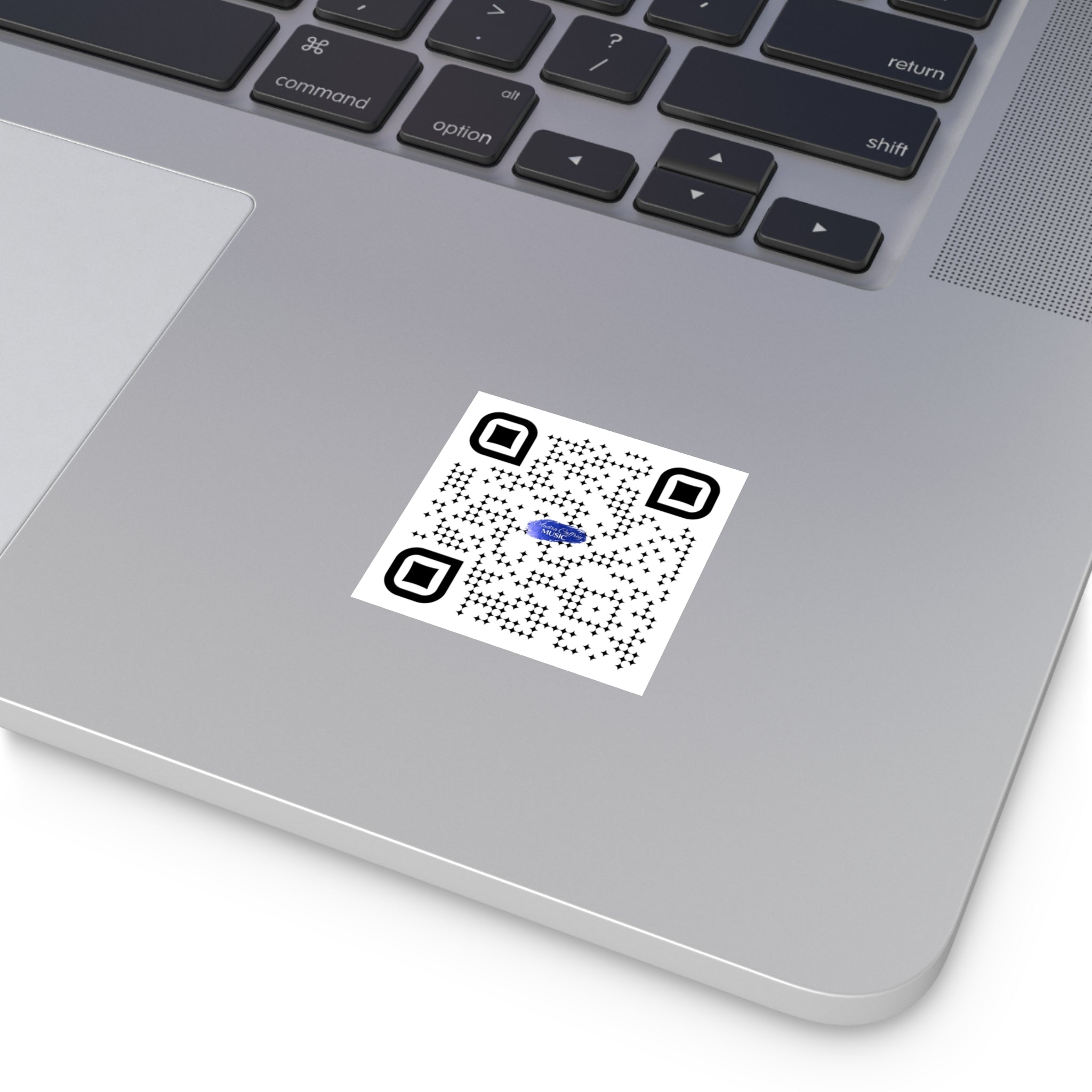 Audra Caffrey Music QR Code Sticker — Scan for Music, Videos & Socials