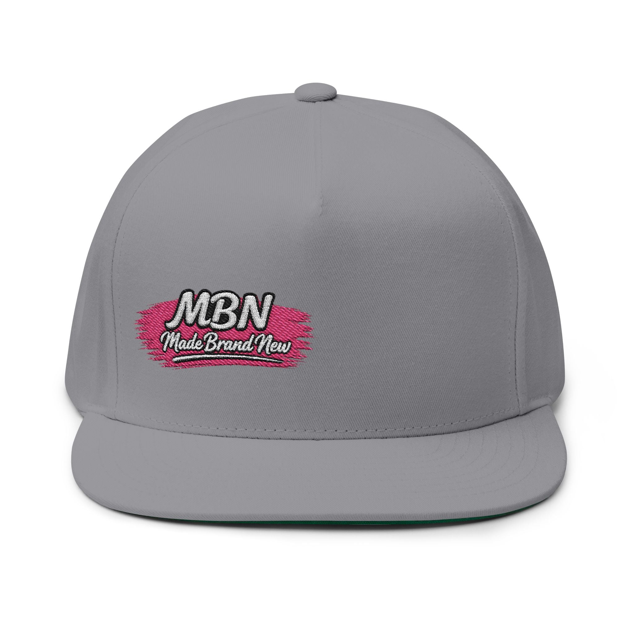 Made Brand New Embroidered Flat Bill Cap — Inspirational Hat for Healing & Renewal