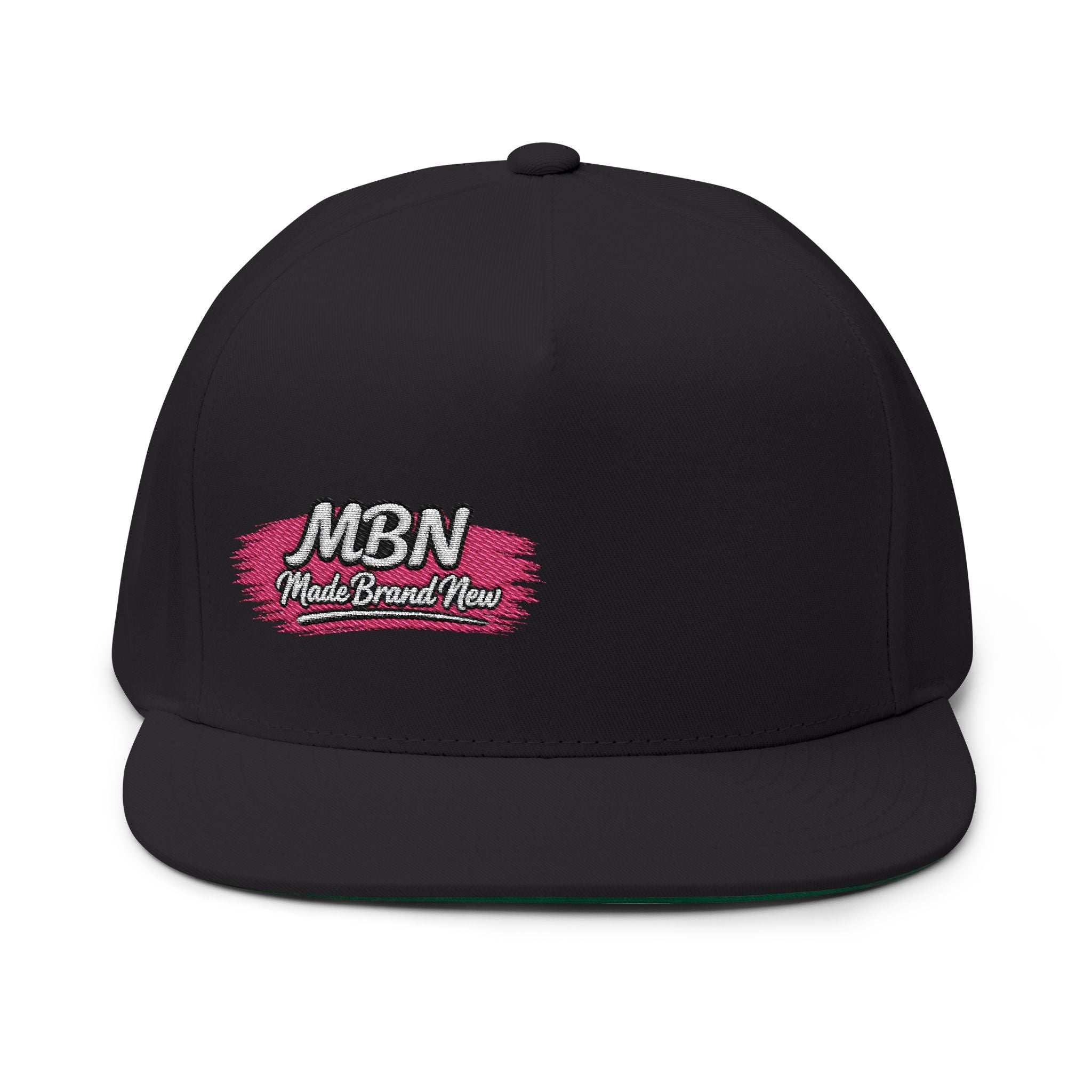 Made Brand New Embroidered Flat Bill Cap — Inspirational Hat for Healing & Renewal