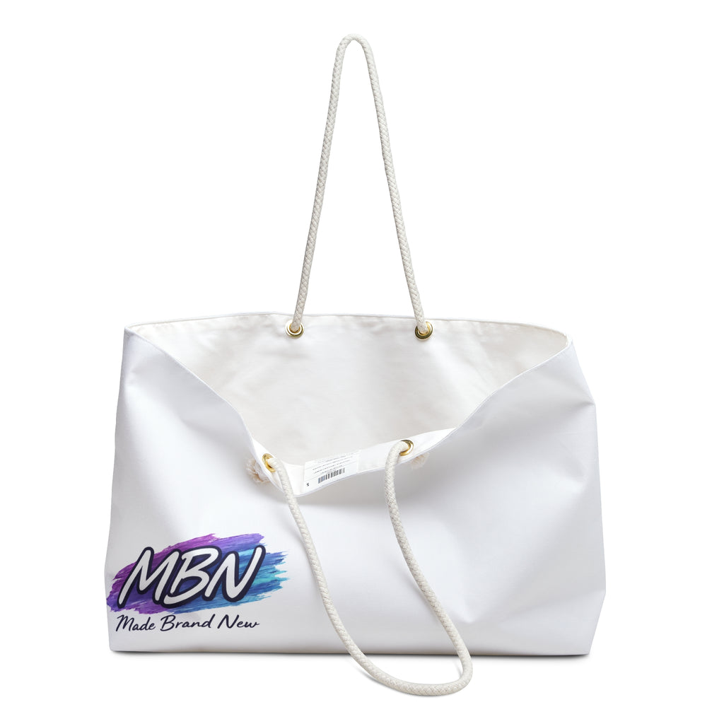 Weekender Bag — "Made Brand New" Tote: Inspirational Transformation Travel Bag