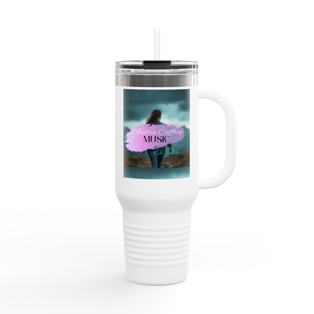 Audra Caffrey Music 40oz Insulated Travel Mug