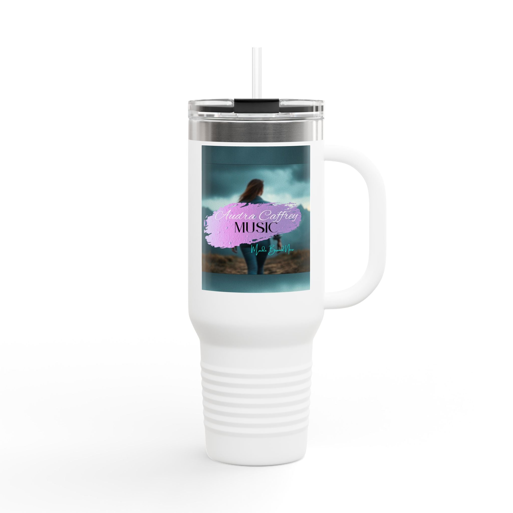 Audra Caffrey Music 40oz Insulated Travel Mug